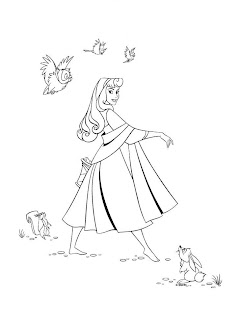 Princess Aurora Coloring Pages | Learn To Coloring