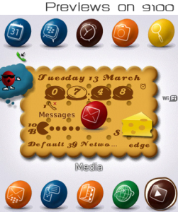 Theme 3DChocolate Candies for Blackberry