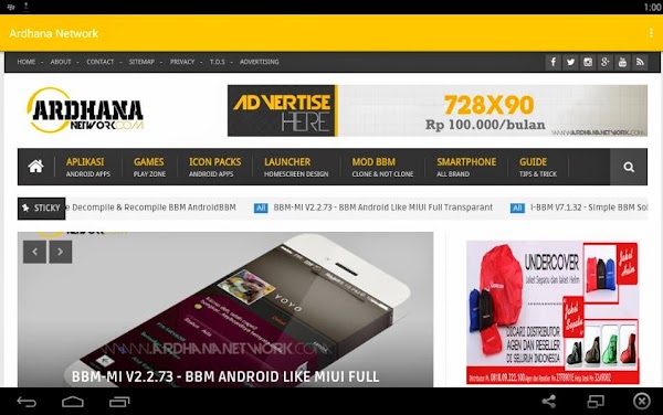 Ardhana Network - Android Aplikasi V3.0.0 Ardhana Network - Android Aplikasi V3.0.0