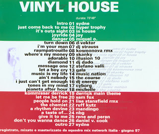 Mix Network - Vinyl House Tracklist