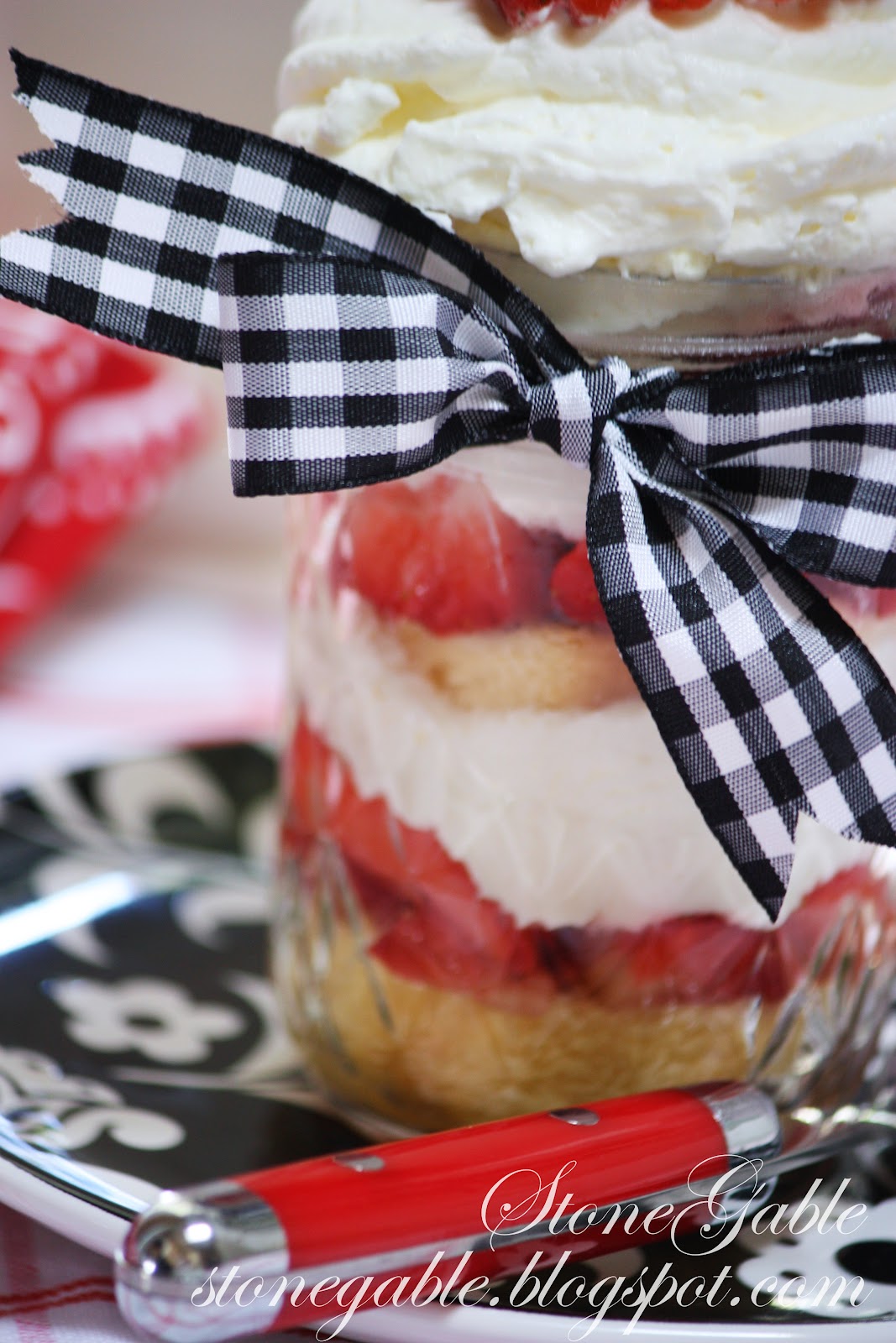 STRAWBERRY SHORTCAKE IN A JAR StoneGable