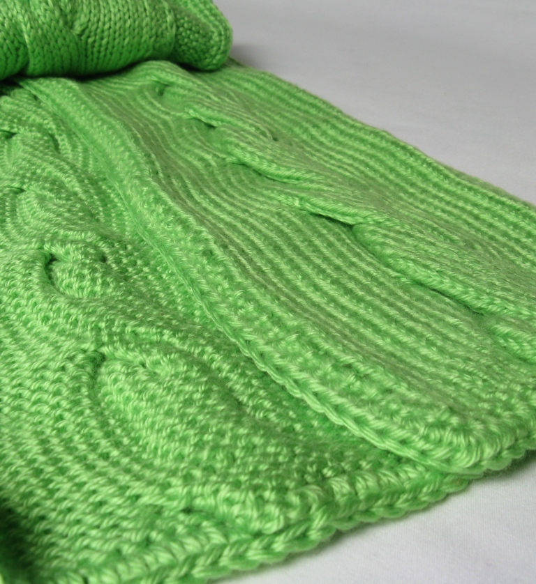 Yarn Obsession: Knit Cabled Scarf Pattern