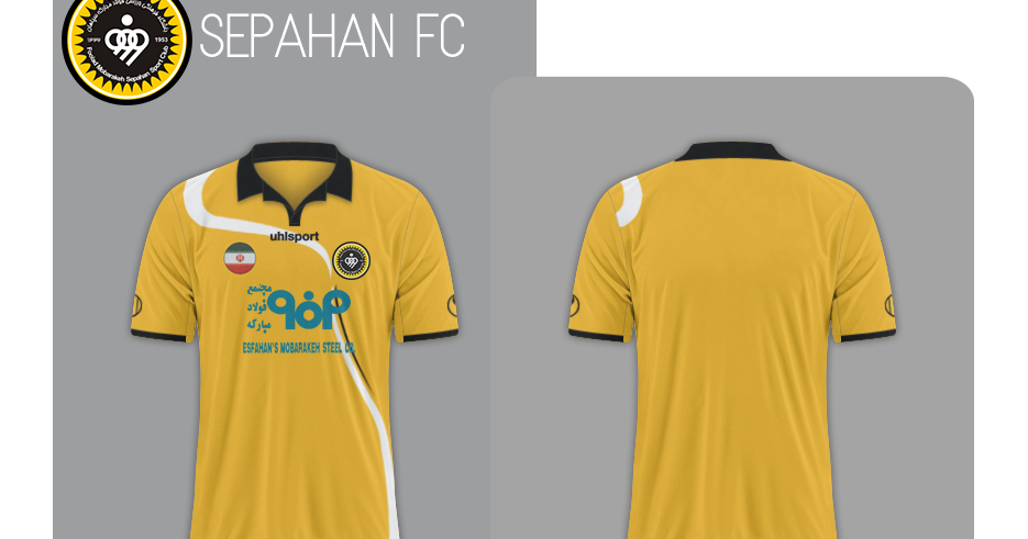 Foolad Mobarakeh Sepahan Sport Club X TRIDENTE, Home kit