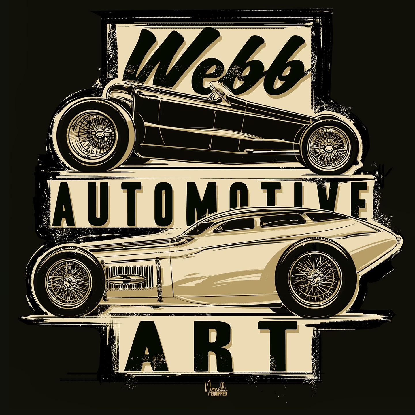Drawn & Quartered b Automotive Art Classic Automotion