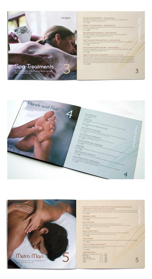 Spa Brochure Design