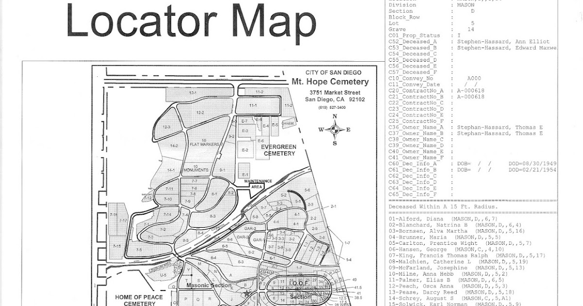 GeneaMusings A Visit to Mount Hope Cemetery in San Diego