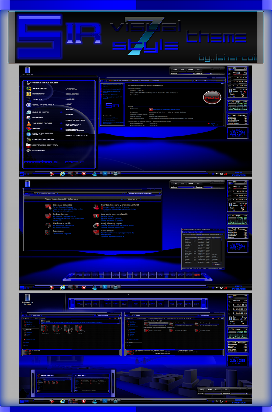 hacker theme for windows 7