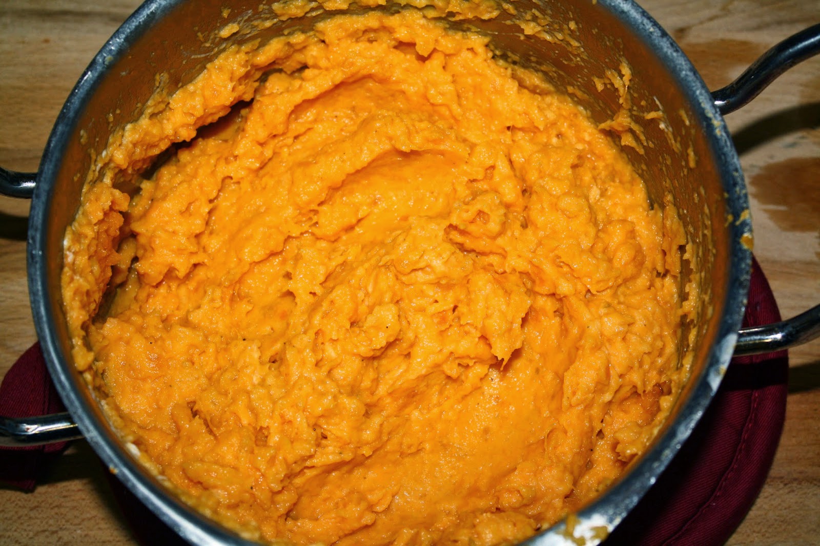 EmilyCanBake Greek Yogurt Mashed Sweet Potatoes