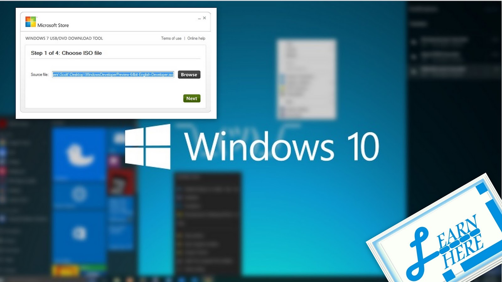 microsoft windows 10 iso to usb tool