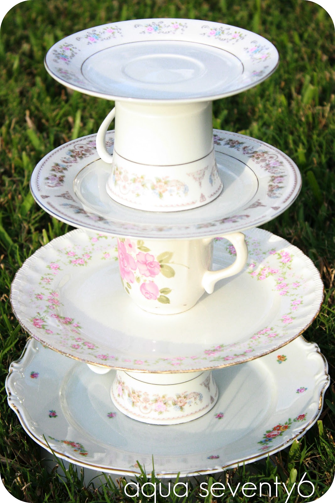 Aqua Seventy6 The Vintage Dish Dessert Tower