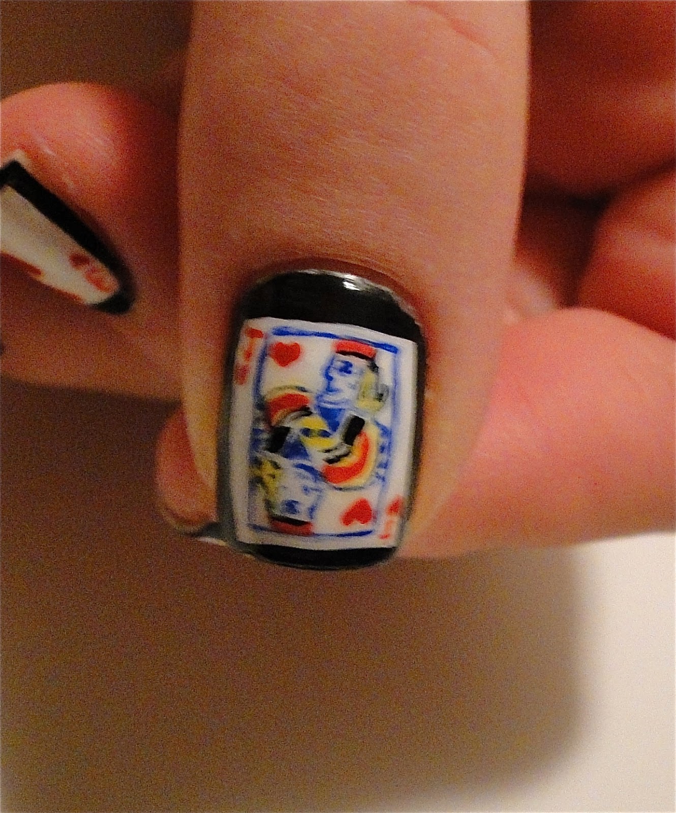 WeeklyWackyNails Deck of Cards Nail Art 2