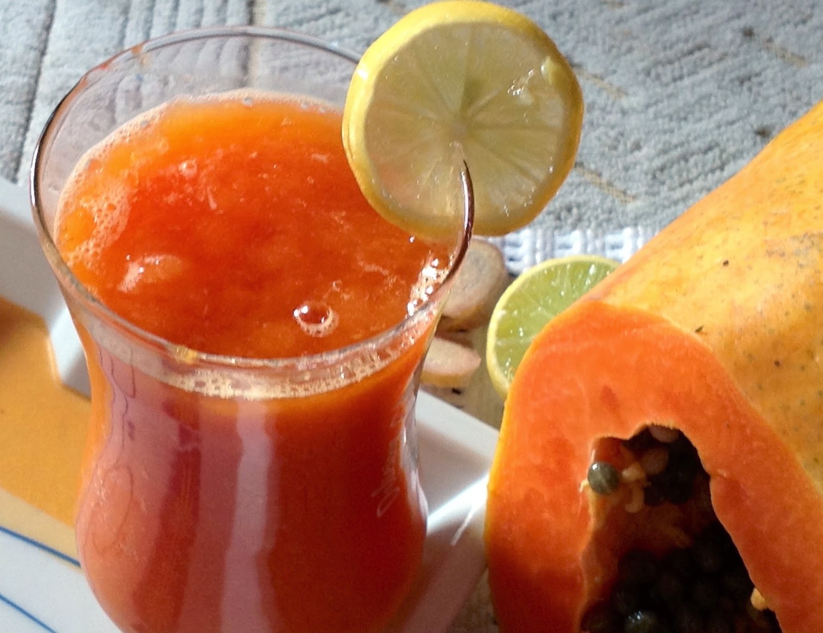 Papol (Gas Labu) Drink (Papaya Drink)