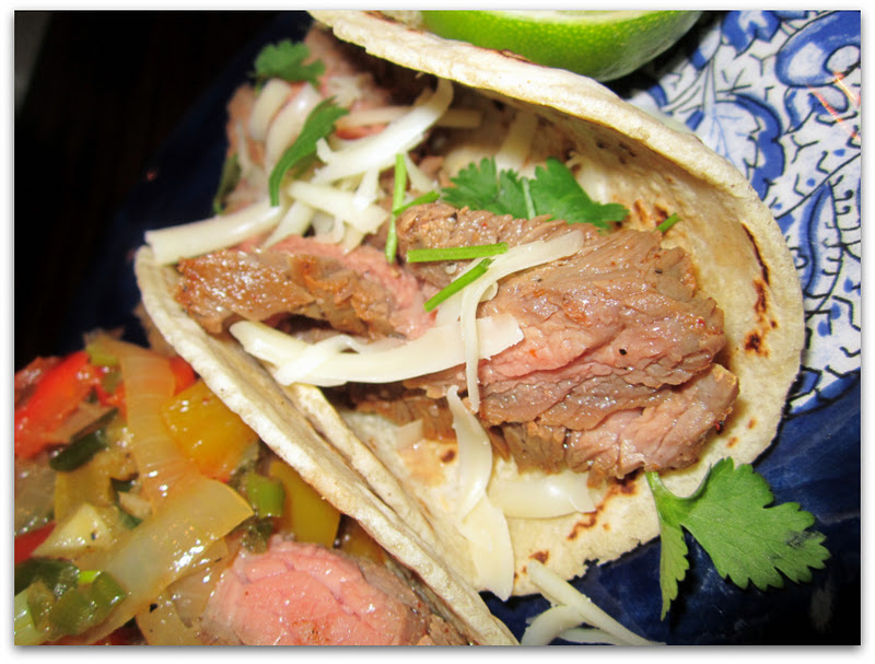 Red Kitchen Recipes Flank Steak Fajitas
