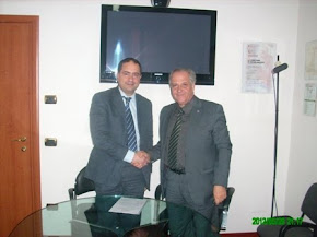 Presidente A.S.D.C.  On. Domenico Naccari ed il  Presidente Nazionale  Vincenzo Costa