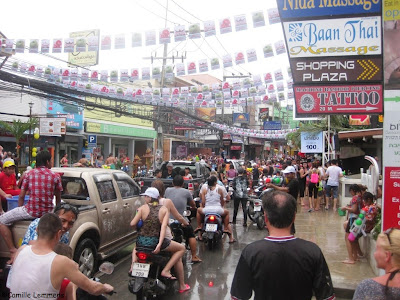 Songkran 2013 on Koh Samui, downtown Chaweng