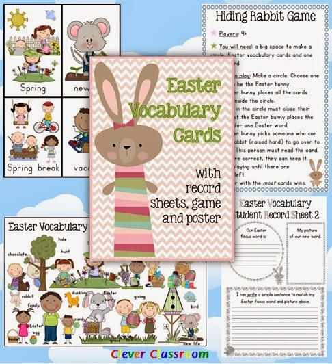 Easter ideas including Easter resource bundle for K-1