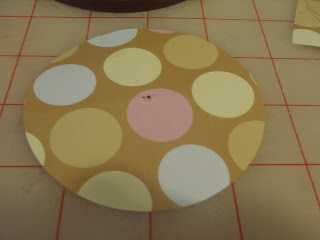 polka dot paper circle