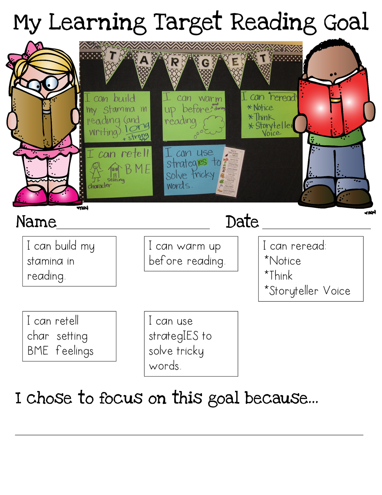 Student Goal Setting based on Learning Targets Growing Firsties