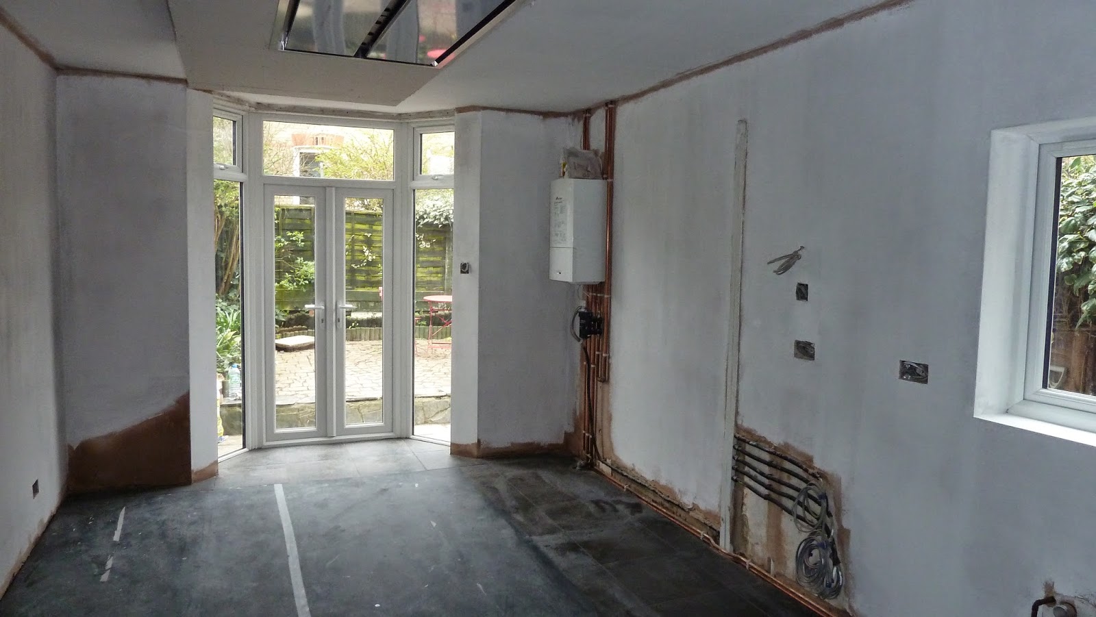 My Victorian Terrace Refurb Kitchen Progress Plasterboard