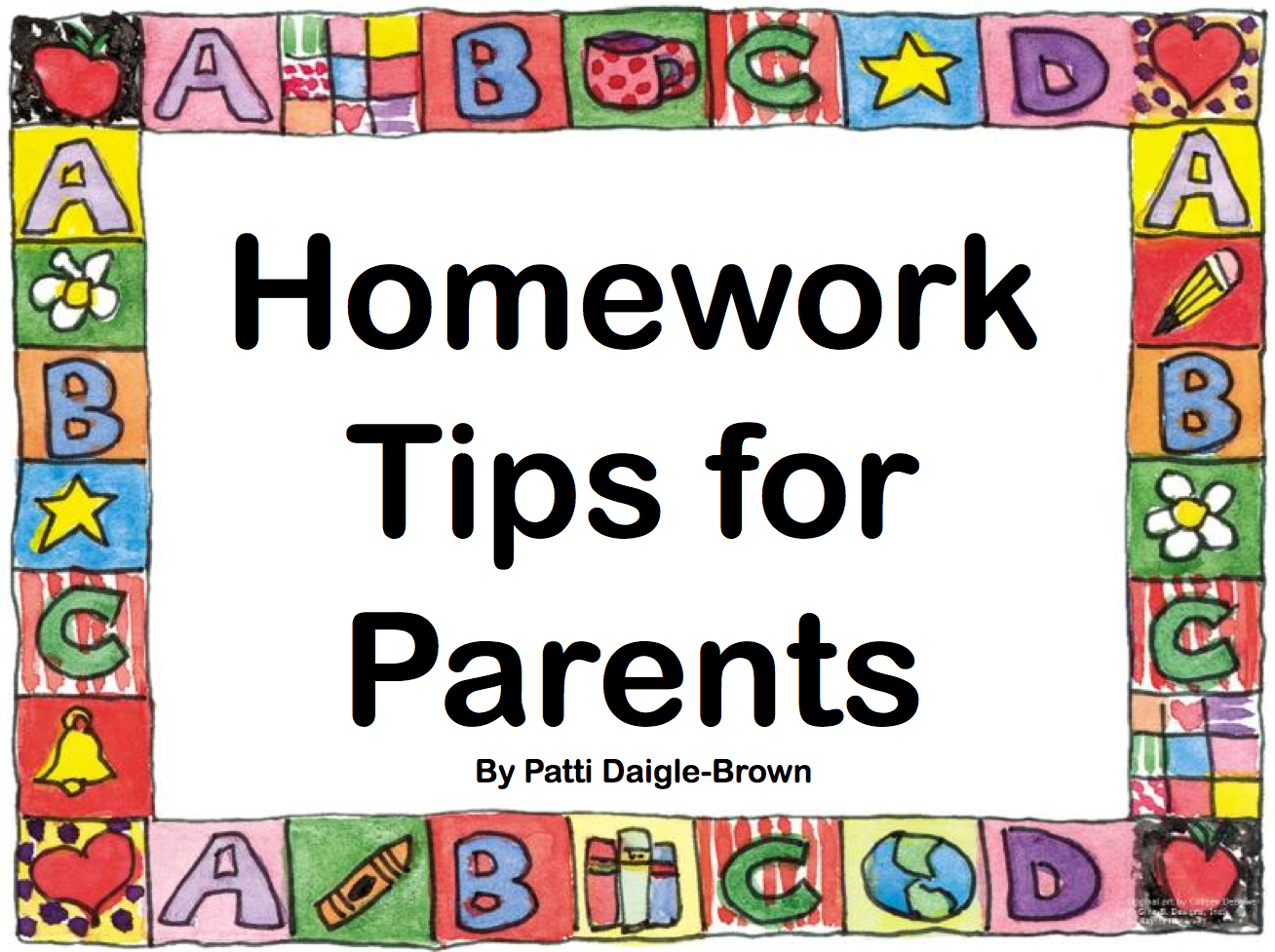 Parent resources for homework help