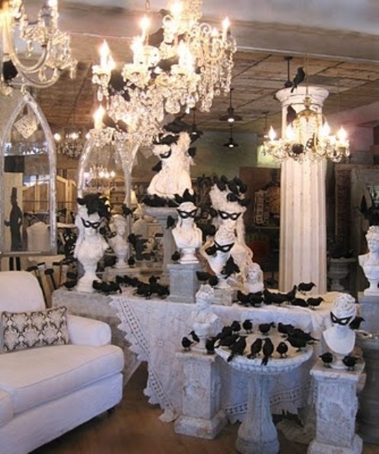 Design interior minimalis: 50 ideas para decoración de halloween ... Elegantes decoración Candelabros