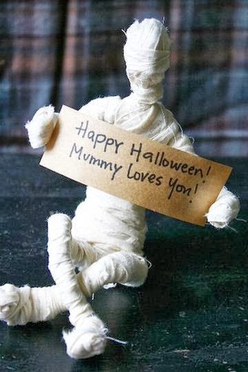 Manualidades como hacer momias halloween ~ 