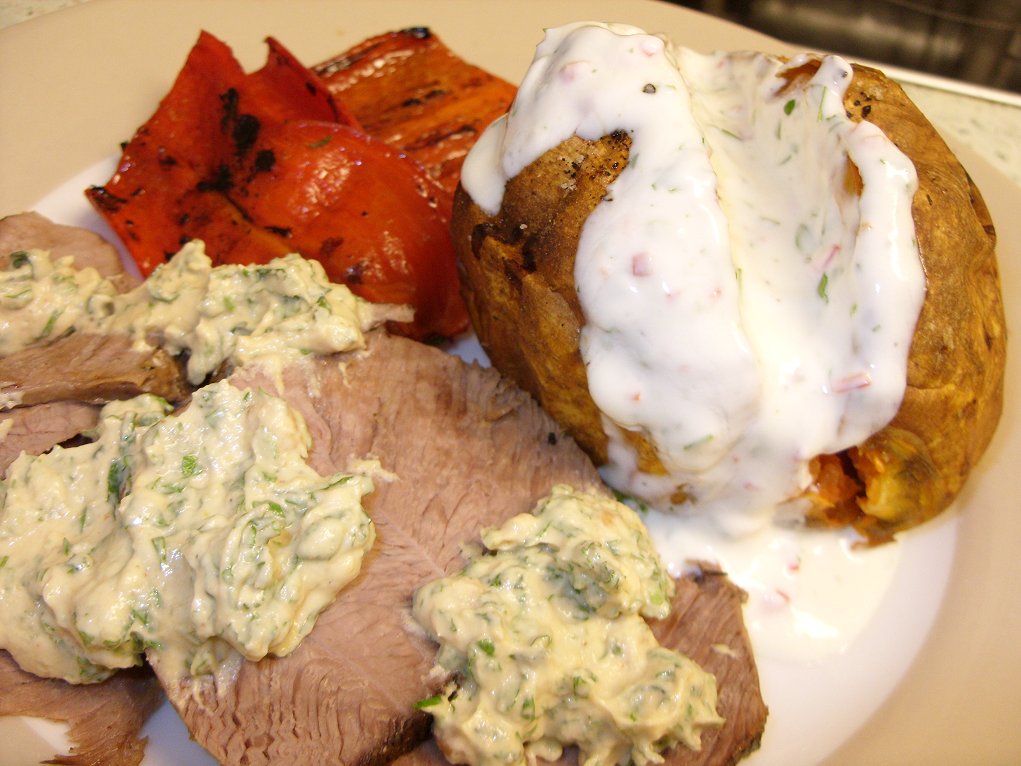 Jenny Eatwell's Rhubarb & Ginger Roasted leg of kid goat with almond