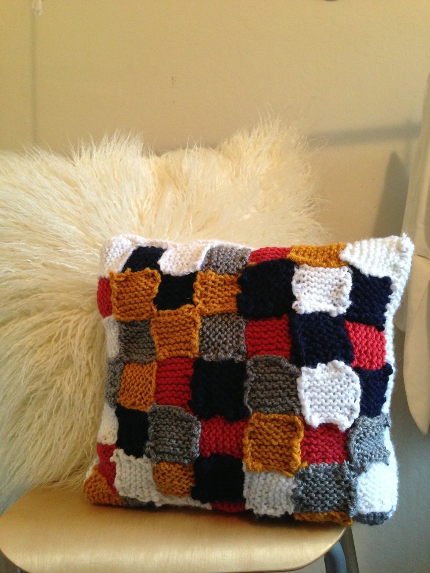How'd You Make That? Knitted Quilt Pillow