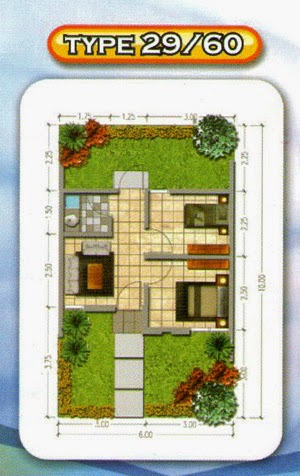 Desain Rumah Minimalis 2014: denah rumah sederhana rumah type 29/72