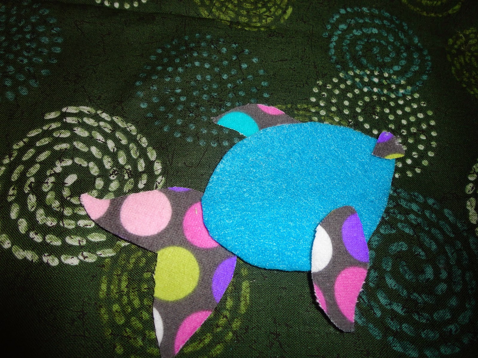 My Home Creations Applique Felt Fabric Bag