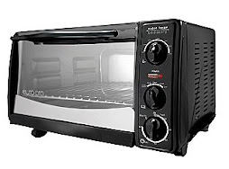 Euro-Pro 6 Slice Toaster Oven Black w/ 12 Pizza Bump