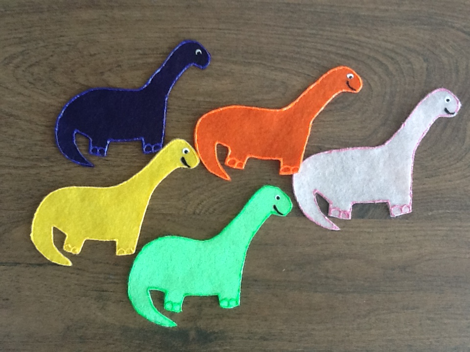 Felt Board Ideas: Dinosaur Felt Board Story