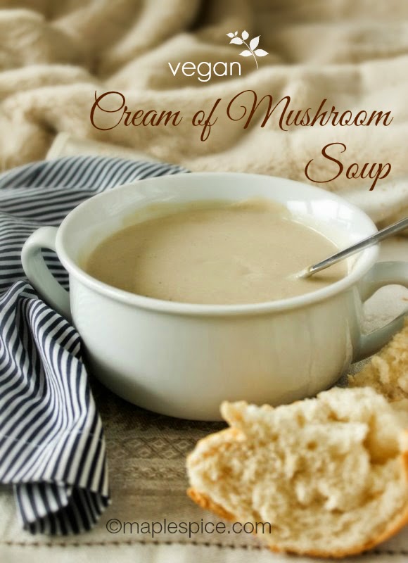 Vegan Cream of Mushroom Soup