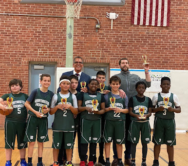 WHBA Grades 5-6 Team with Division Title in City League, 2019-20