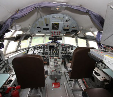 cockpit of a plane cockpit of a plane