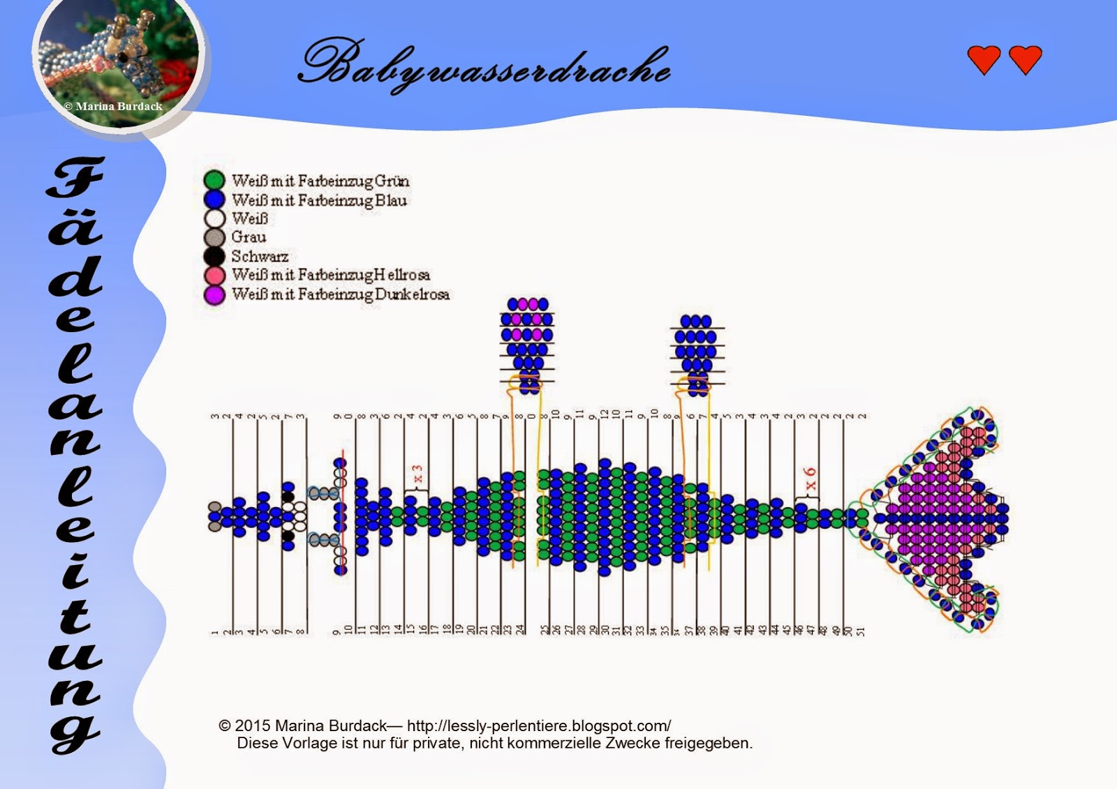 Lesslie`s kleine Welt der Perlentiere: Anleitungen/ Tipps