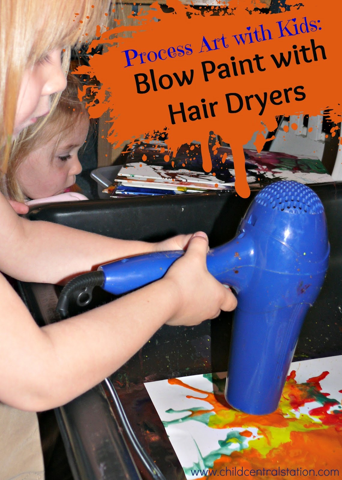 Child Central Station More Blow Dryer Art