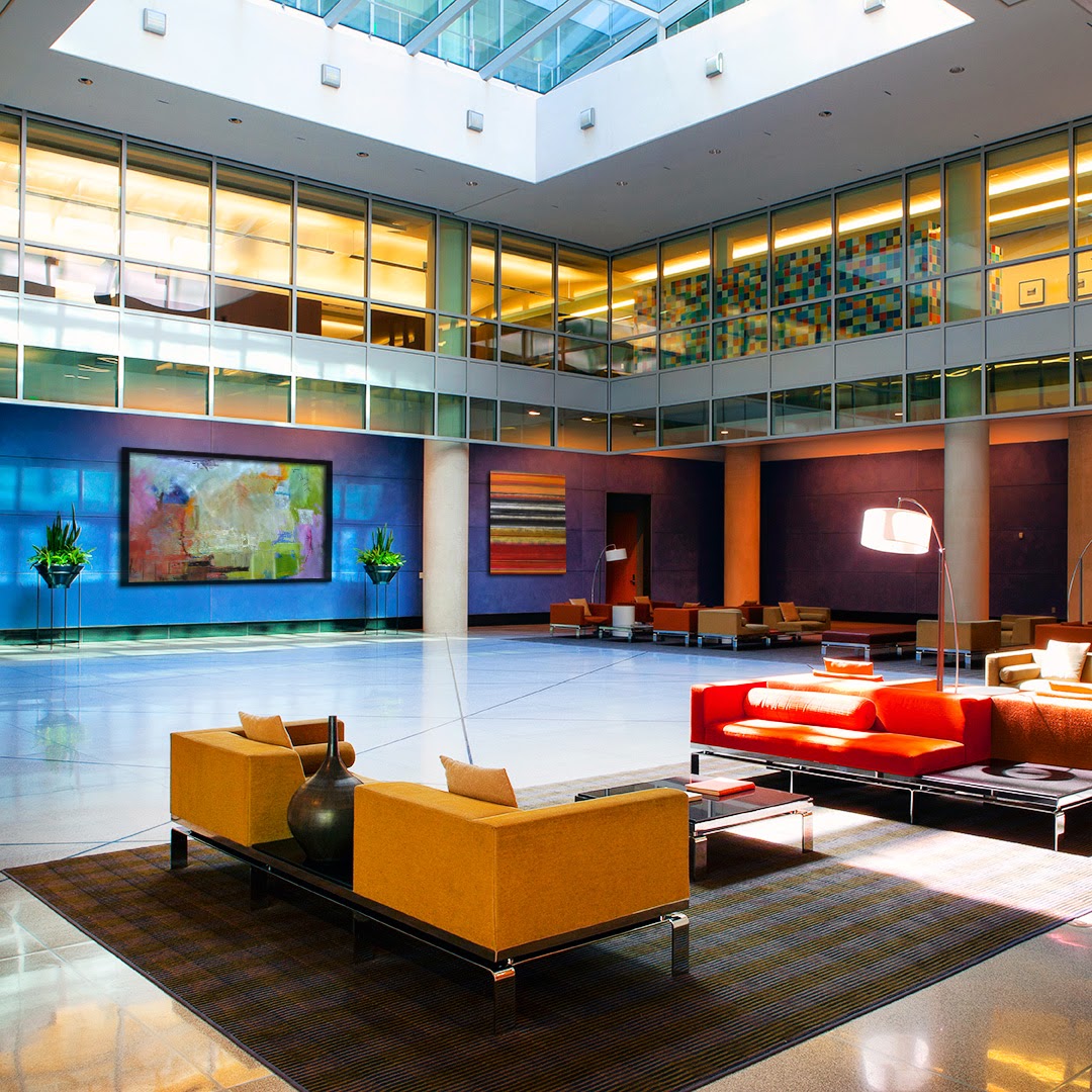 Geometric Office Lobby