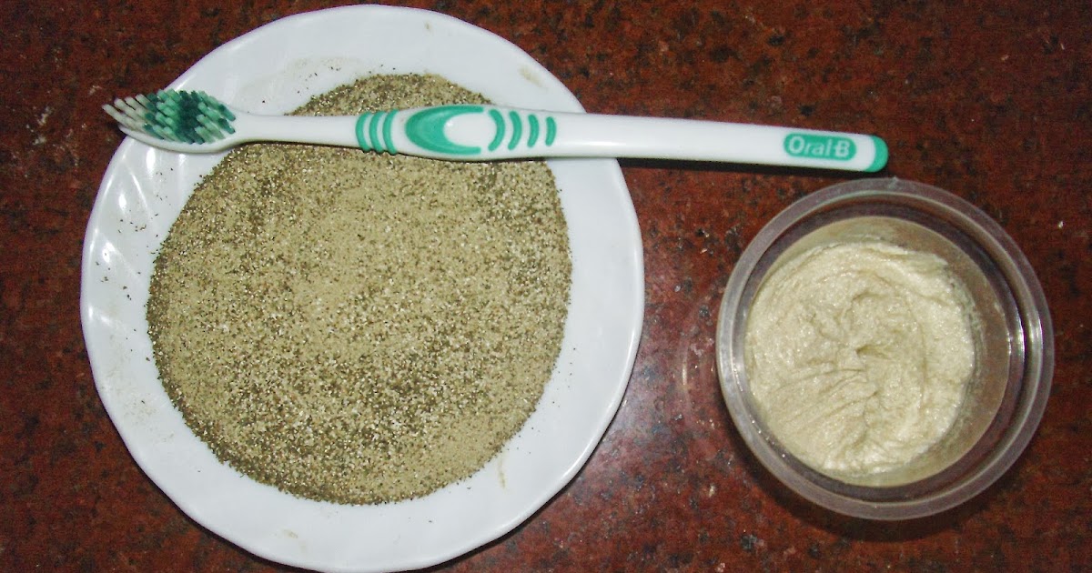 Make it at home! Homemade tooth paste & tooth powder