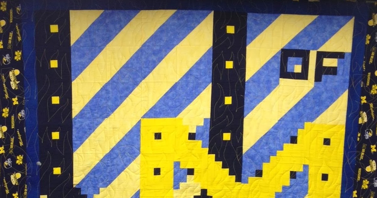 Sylvania Quilting University of Michigan quilt