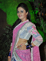 Sri Mukhi glam pics at Andhrapori audio-cover-photo