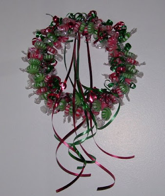 Peppermint Candy Christmas Wreath