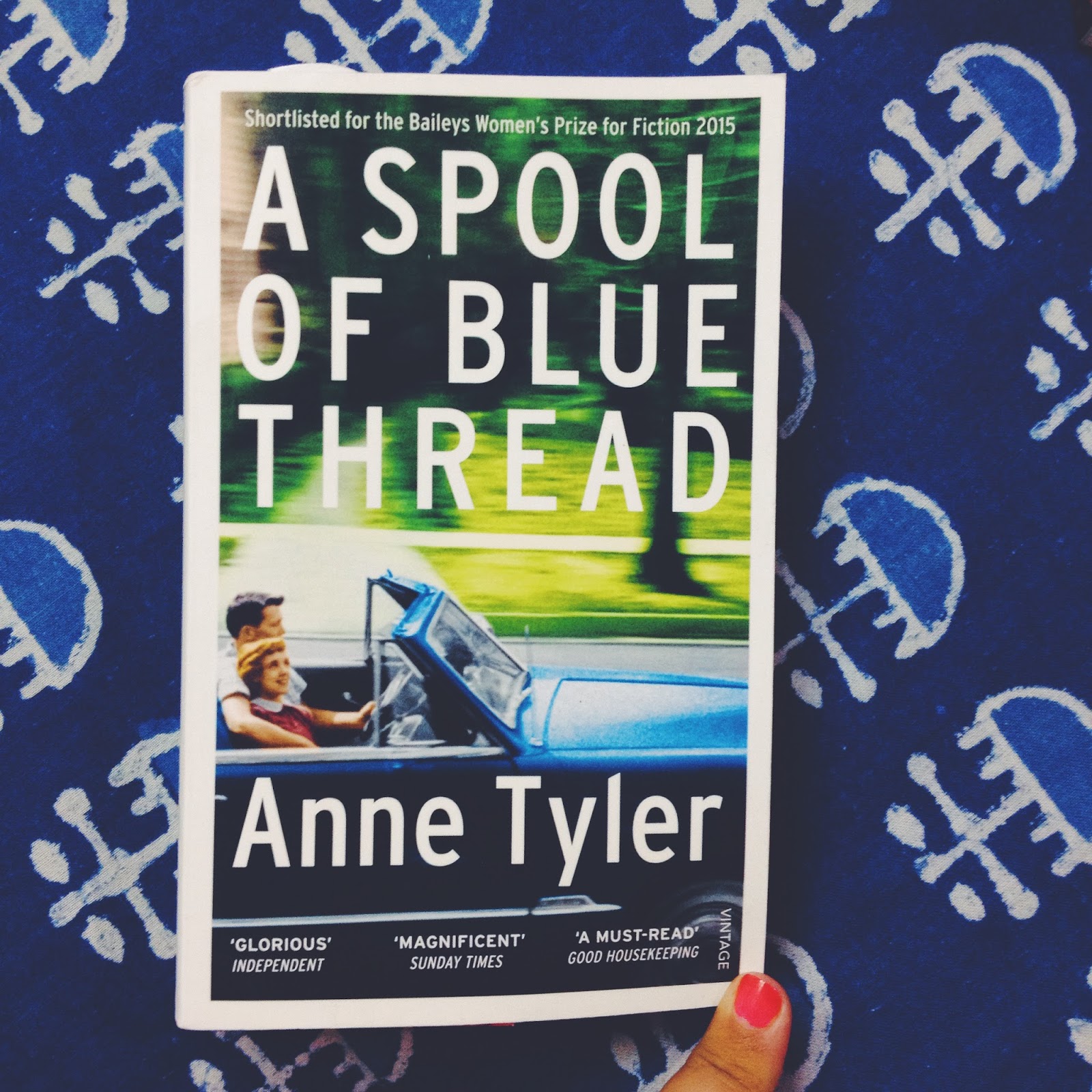 Review: A Spool of Blue Thread by Anne Tyler