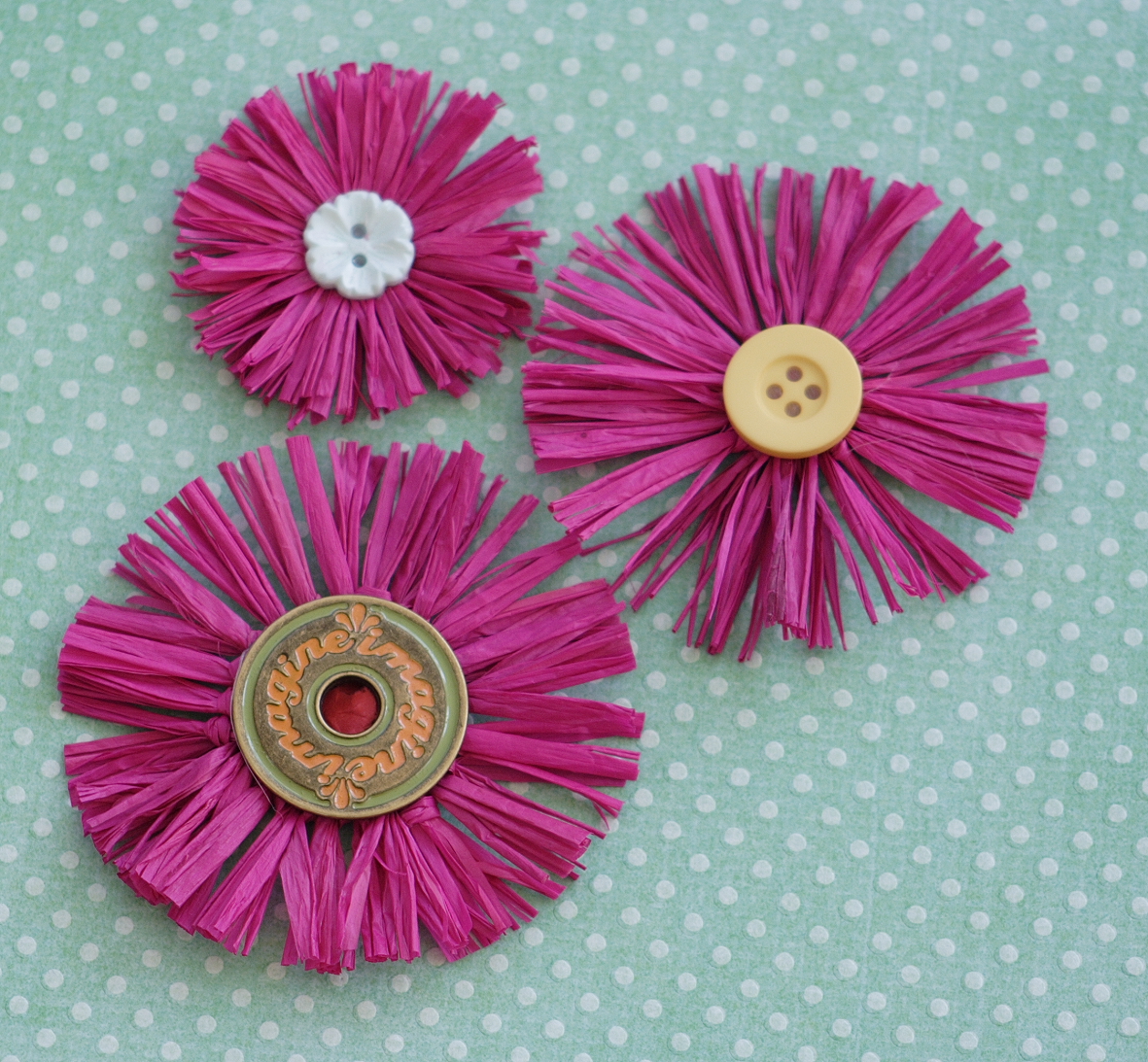 Moments to Treasure Raffia Flower Tutorial