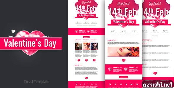 Valentines Email Template