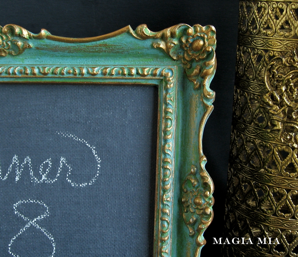 Magia Mia Chalkpainted Frame/Chalkboard & First Dibs to my Readers