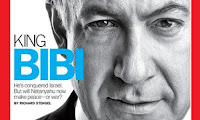 Binyamin Netanyahu on the cover of Time magazine.
