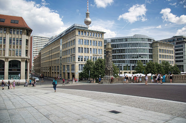 Baustelle Museumsinsel, Friedrichsbrücke, Brückensanierung, Bodestraße, 10178 Berlin, 01.08.2014