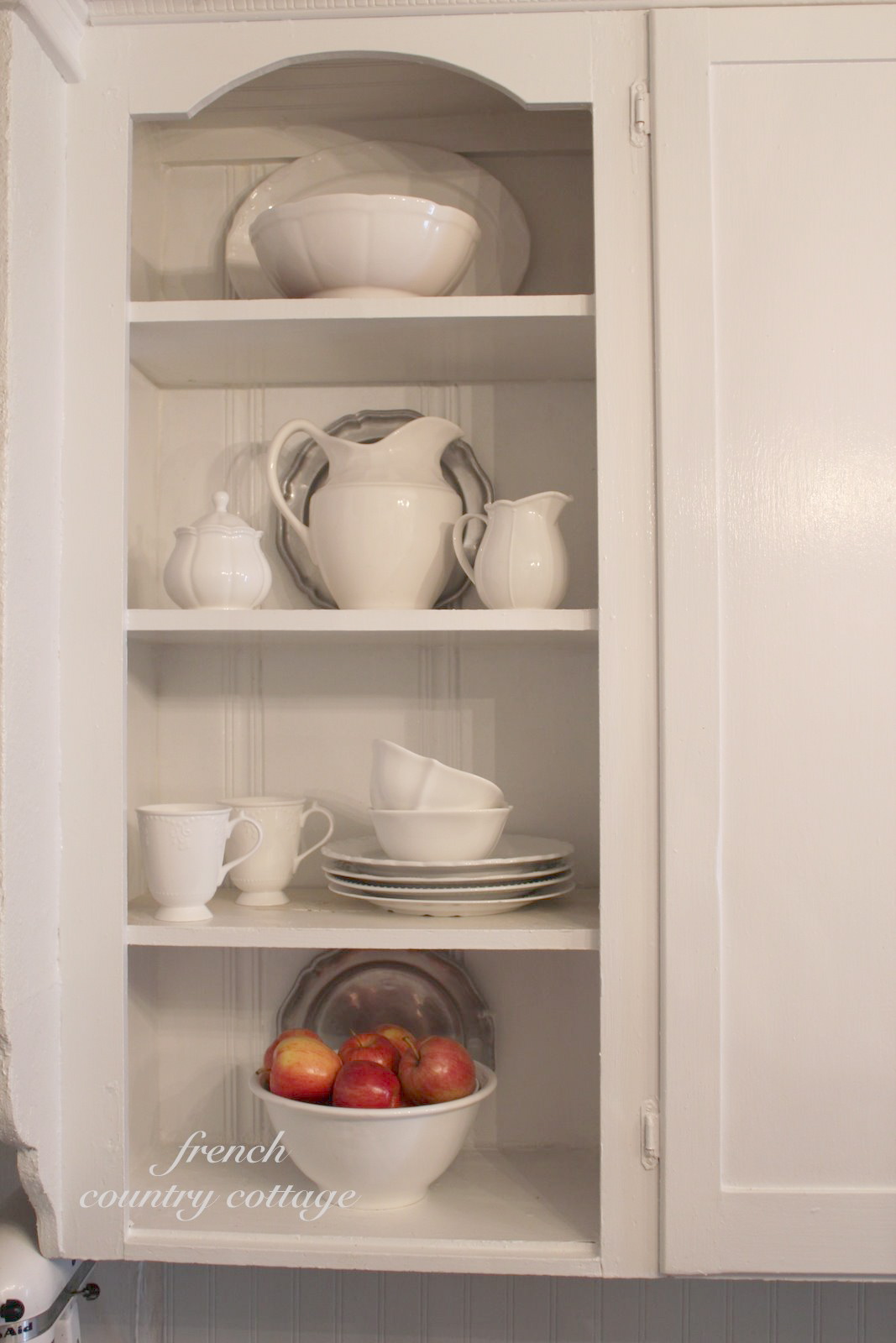 Creating Open Shelves in the Kitchen FRENCH COUNTRY COTTAGE