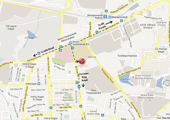 Indira Nagar Bangalore Map It Parks & Sez's In Bangalore: Mantri Corner Stone @ Indiranagar